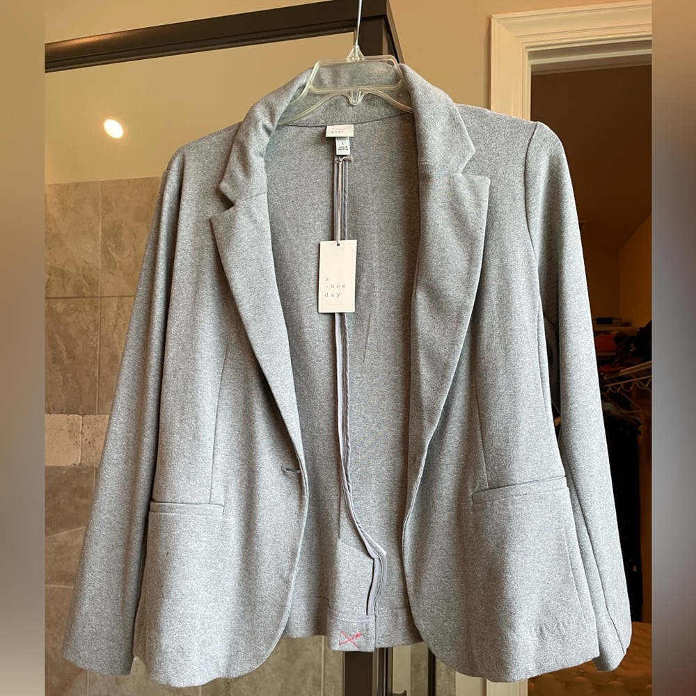 Target A New Day soft jersey blazer- gray size L